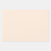 ピーチピンク金ゴールドゼブラプリント ラッピングペーパーシート (正面2)