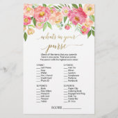 ピーチピンク"どのように良く花嫁を知っている"ゲーム (裏面)