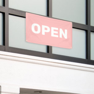 ピーチピンク オープンバナー 横断幕