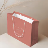 ピーチピンク | フローラ結婚モノグラム ラージペーパーバッグ