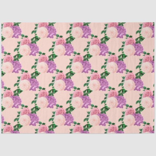 ピーチピンク&ラベンダーシリーズデザイン16 薄葉紙 (正面)