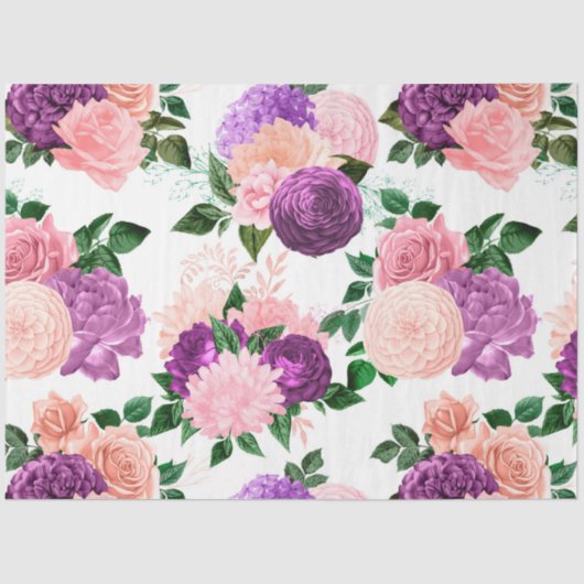 ピーチピンク&ラベンダーシリーズデザイン1 薄葉紙 (正面)