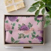 ピーチピンク&ラベンダーシリーズデザイン5 薄葉紙 (ギフト)