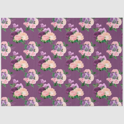 ピーチピンク&ラベンダーシリーズデザイン6 薄葉紙 (正面)