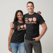 ピーチピースラブボウリングチャーム Tシャツ (ユニセックス)