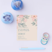 ピーチピーニーズセージフローラバジェット結婚ズ チラシ (シングル)