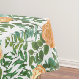 ピーチピーニーバラ結婚フローラ テーブルクロス