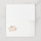 ピーチピーニーフラワー空白の座席表 プレイスカード (外部開封)