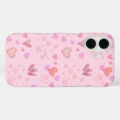 ピーチファイ・スウィートハート Case-Mate iPhoneケース (裏面 (横))