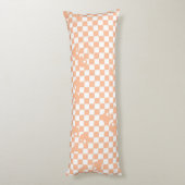 ピーチファズさくらんぼジンガムパターン ボディピロー (裏面 (縦))