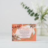 ピーチファズという,ピンクがかった柔らかい色合い エンクロージャーカード (スタンド正面)