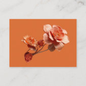 ピーチファズという,ピンクがかった柔らかい色合い エンクロージャーカード (裏面)