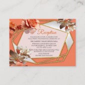 ピーチファズという,ピンクがかった柔らかい色合い エンクロージャーカード (正面)