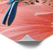 ピーチファズという,ピンクがかった柔らかい色合い ポスター (角)