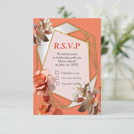 ピーチファズという，ピンクがかった柔らかい色合い 出欠カード (スタンド正面)