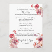 ピーチファズの結婚アドバイスと祝福カード アドバイスカード (正面)