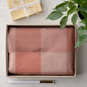 ピーチファズオレンジチェッカーボードパターン 薄葉紙 (ギフト)