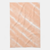 ピーチファズカラーウォーターの色抽象芸術パターン キッチンタオル (縦)