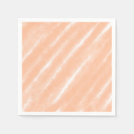 ピーチファズカラーウォーターの色抽象芸術パターン スタンダードカクテルナプキン