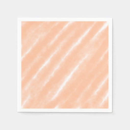 ピーチファズカラーウォーターの色抽象芸術パターン スタンダードカクテルナプキン (正面)