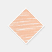 ピーチファズカラーウォーターの色抽象芸術パターン スタンダードカクテルナプキン (角)