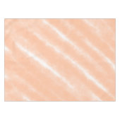 ピーチファズカラーウォーターの色抽象芸術パターン テーブルクロス (正面(横))