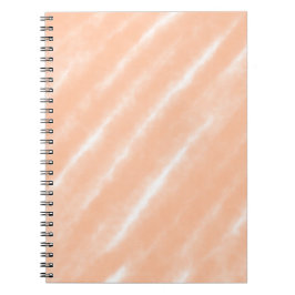 ピーチファズカラーウォーターの色抽象芸術パターン ノートブック
