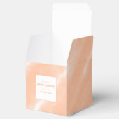 ピーチファズカラーウォーターの色抽象芸術パターン フェイバーボックス (オープン)