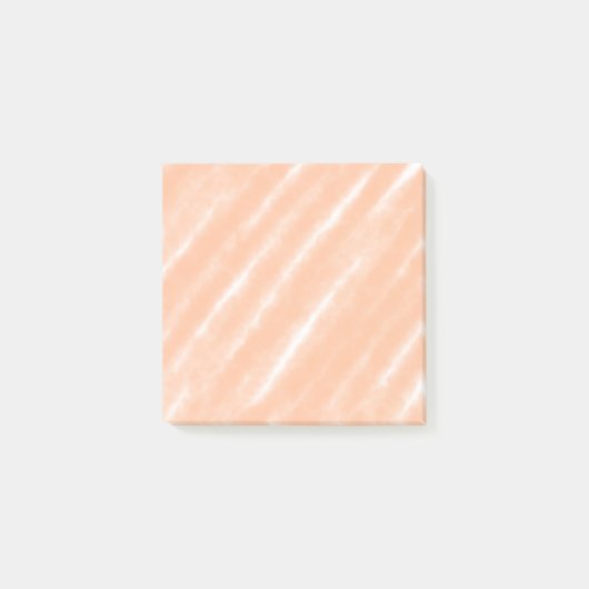 ピーチファズカラーウォーターの色抽象芸術パターン ポストイット (正面)