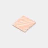 ピーチファズカラーウォーターの色抽象芸術パターン ポストイット (アングル)