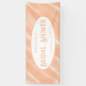 ピーチファズカラーウォーターの色抽象芸術パターン 横断幕 (縦)