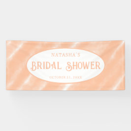 ピーチファズカラーウォーターの色抽象芸術パターン 横断幕