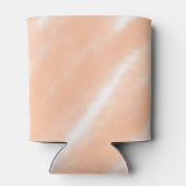 ピーチファズカラーウォーターの色抽象芸術パターン 缶クーラー (裏面)