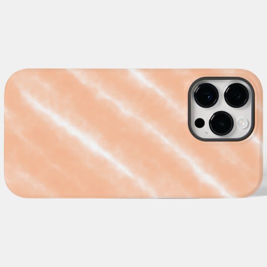 ピーチファズカラーウォーターの色抽象芸術パターン Case-Mate iPhoneケース (裏面 (横))