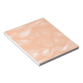 ピーチファズカラー水色抽象芸術パタぼやけーン ノートパッド (アングル)