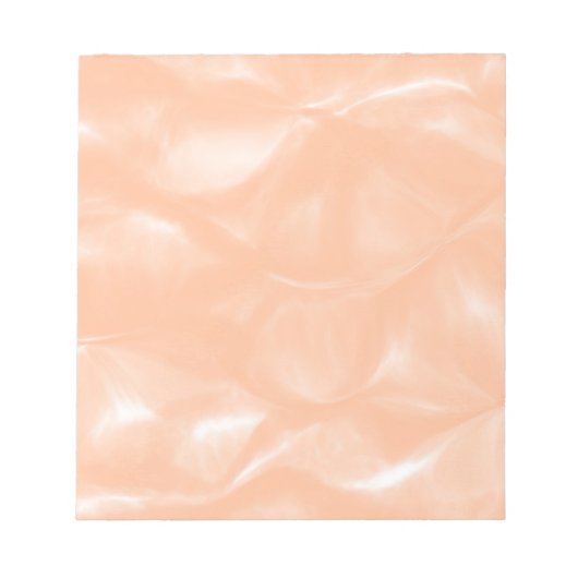 ピーチファズカラー水色抽象芸術パタぼやけーン ノートパッド (正面)