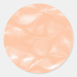 ピーチファズカラー水色抽象芸術パタぼやけーン ラウンドシール