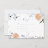 ピーチファズダスティブルートレンディー結婚ズ 出欠カード (正面)