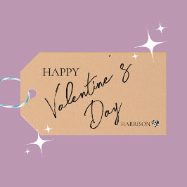 ピーチファズバレンタイン – パーソナライズされた愛 ギフトタグ