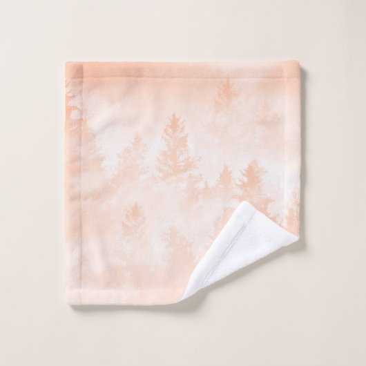 ピーチファズフォレストドリーム#1 #wall #decor #art バスタオルセット (ウォッシュタオル)
