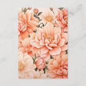 ピーチファズフローラ結婚ズゲスト詳細 エンクロージャーカード (裏面)