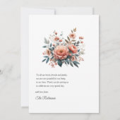 ピーチファズフローラ結婚ズ サンキューカード (裏面)