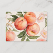 ピーチファズベビーシャワーブックリクエスト エンクロージャーカード (裏面)