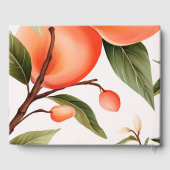 ピーチファズベビーシャワー ゲストブック (裏面)