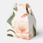 ピーチファズベビーシャワー フェイバーボックス (正面サイド)