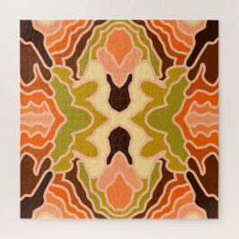 ピーチファズボホシャビーシック幾何学抽象芸術アート ジグソーパズル