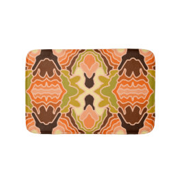ピーチファズボホシャビーシック幾何学抽象芸術アート バスマット
