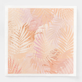 ピーチファズミニマリストモダントロピカル葉