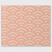 ピーチファズ日本のウェーブセイガイハ ラッピングペーパー (フラット)