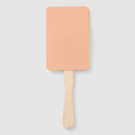 ピーチファズ無地のカラー ハンドファン